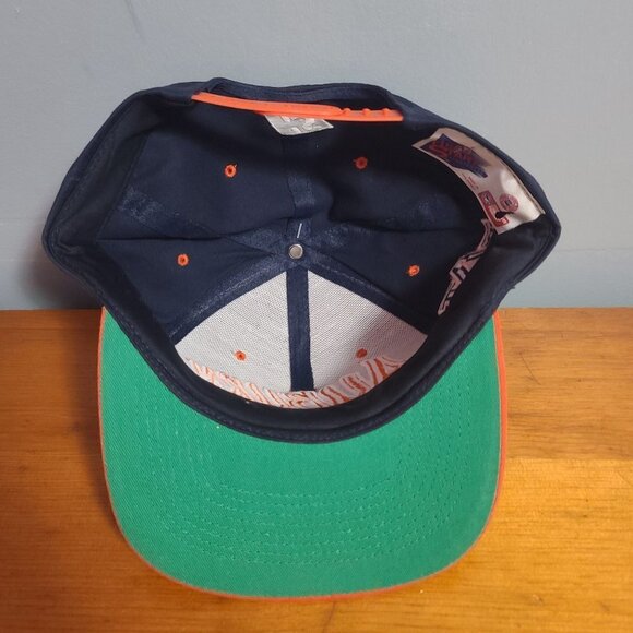 Vintage 90s Head Start Auburn University Tigers SEC NCAA Snapback Hat NWOT - Picture 6 of 7